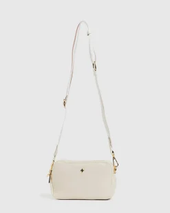 Laroi Cross Body Bag in Bisque Nylon Gold