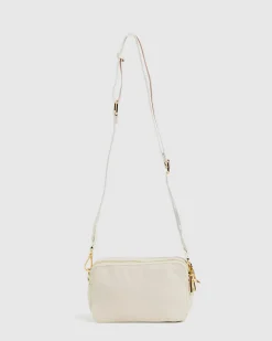 Laroi Cross Body Bag in Bisque Nylon Gold