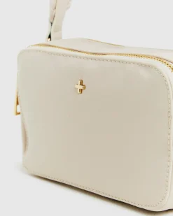 Laroi Cross Body Bag in Bisque Nylon Gold