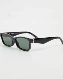 Le Sustain Plateaux Sunglasses in Black/Khaki Mono