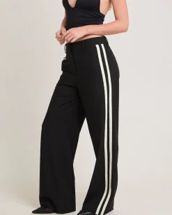 Leon Stripe Detail Suit Pants