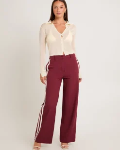 Leon Stripe Detail Suit Pants