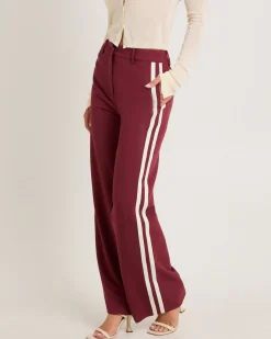 Leon Stripe Detail Suit Pants