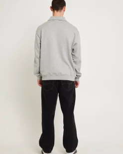 L-Four Baggy Denim Jeans Black Superused