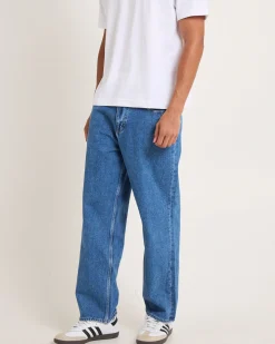 L-Four Baggy Denim Jeans Rooftop Blue