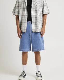 Lil C Denim Baggy Shorts 22"