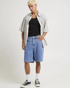 Lil C Denim Baggy Shorts 22