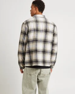 Lined Overshirt Black/Tan