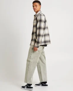 Lined Overshirt Black/Tan