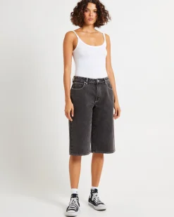 Long Denim Jorts Edda