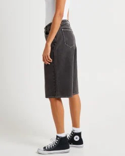 Long Denim Jorts Edda