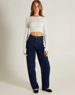 Long Sleeve Crop Top