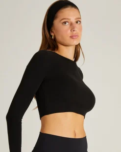 Long Sleeve Crop Top