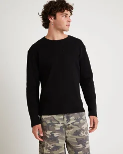 Long Sleeve Waffle Shirt