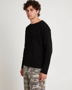 Long Sleeve Waffle Shirt
