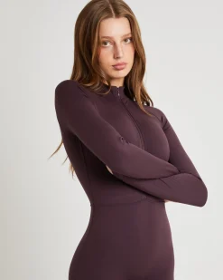 Long Sleeve Zip Unitard