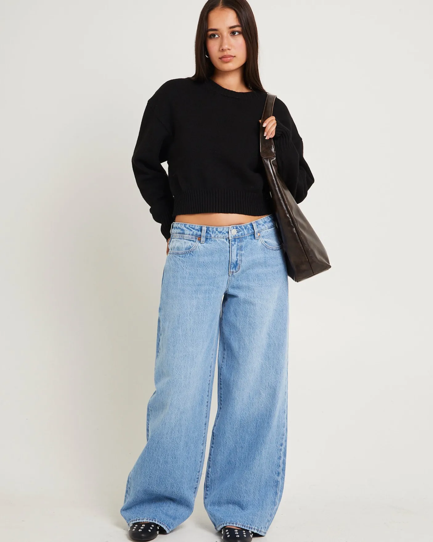Low Farrah Baggy Denim Jeans Blue River