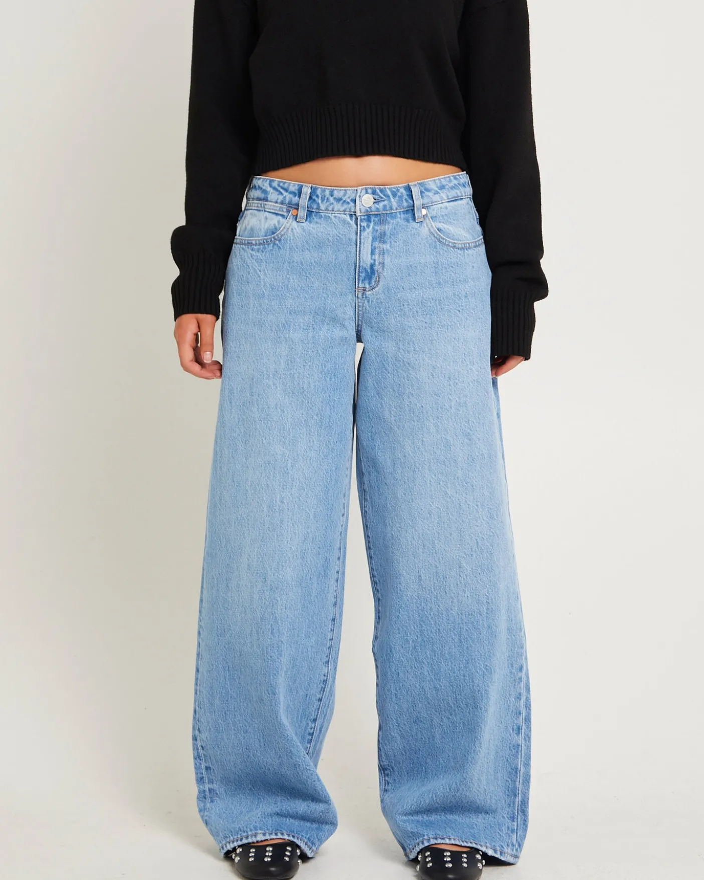 Low Farrah Baggy Denim Jeans Blue River