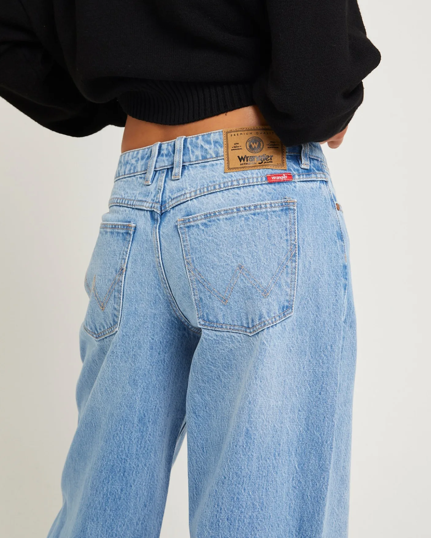 Low Farrah Baggy Denim Jeans Blue River