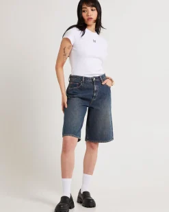 Low Slouch Relaxed Denim Jorts