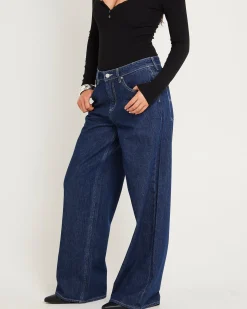 Low Slouch Relaxed Denim Jeans Indigo Exchange