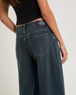 Low Slouched Denim Jeans Smoked Tea