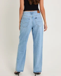 Low Slouched Denim Jeans Skyline Blue