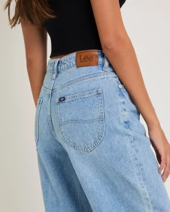 Low Slouched Denim Jeans Skyline Blue