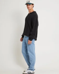 L-Three Straight Denim Jeans