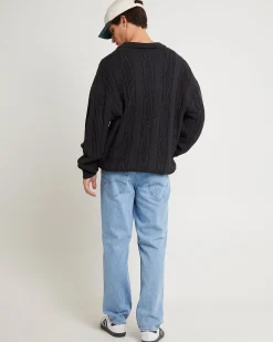 L-Three Straight Denim Jeans