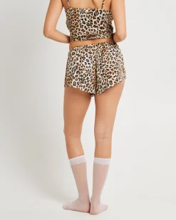 Lucinda Satin Sleep Short