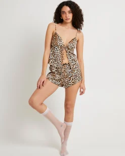 Lucinda Satin Sleep Short