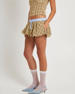 Lulu Puffball Boxer Micro Skirt