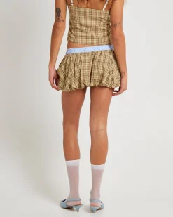 Lulu Puffball Boxer Micro Skirt