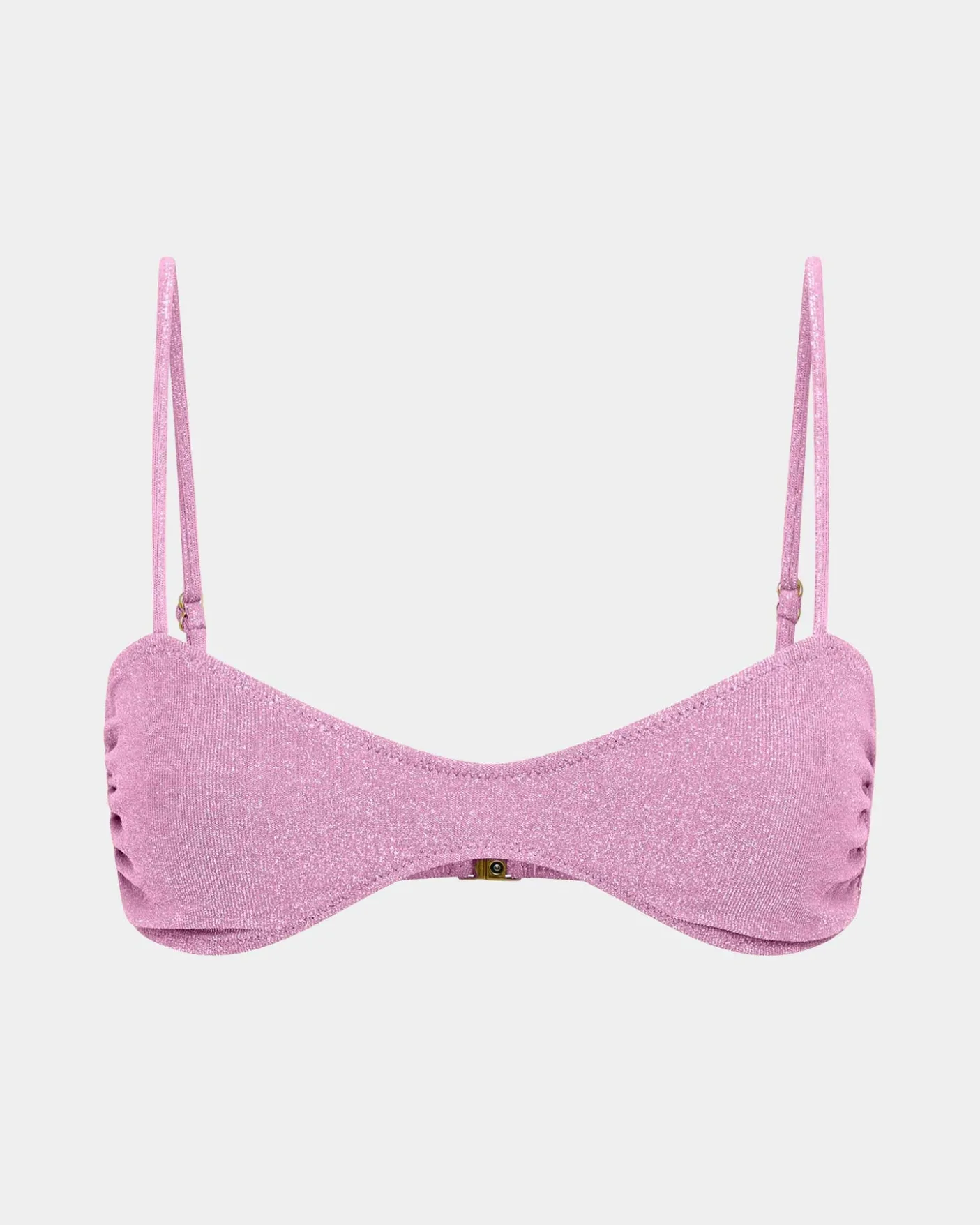 Lurex Curve Crop Bikini Top