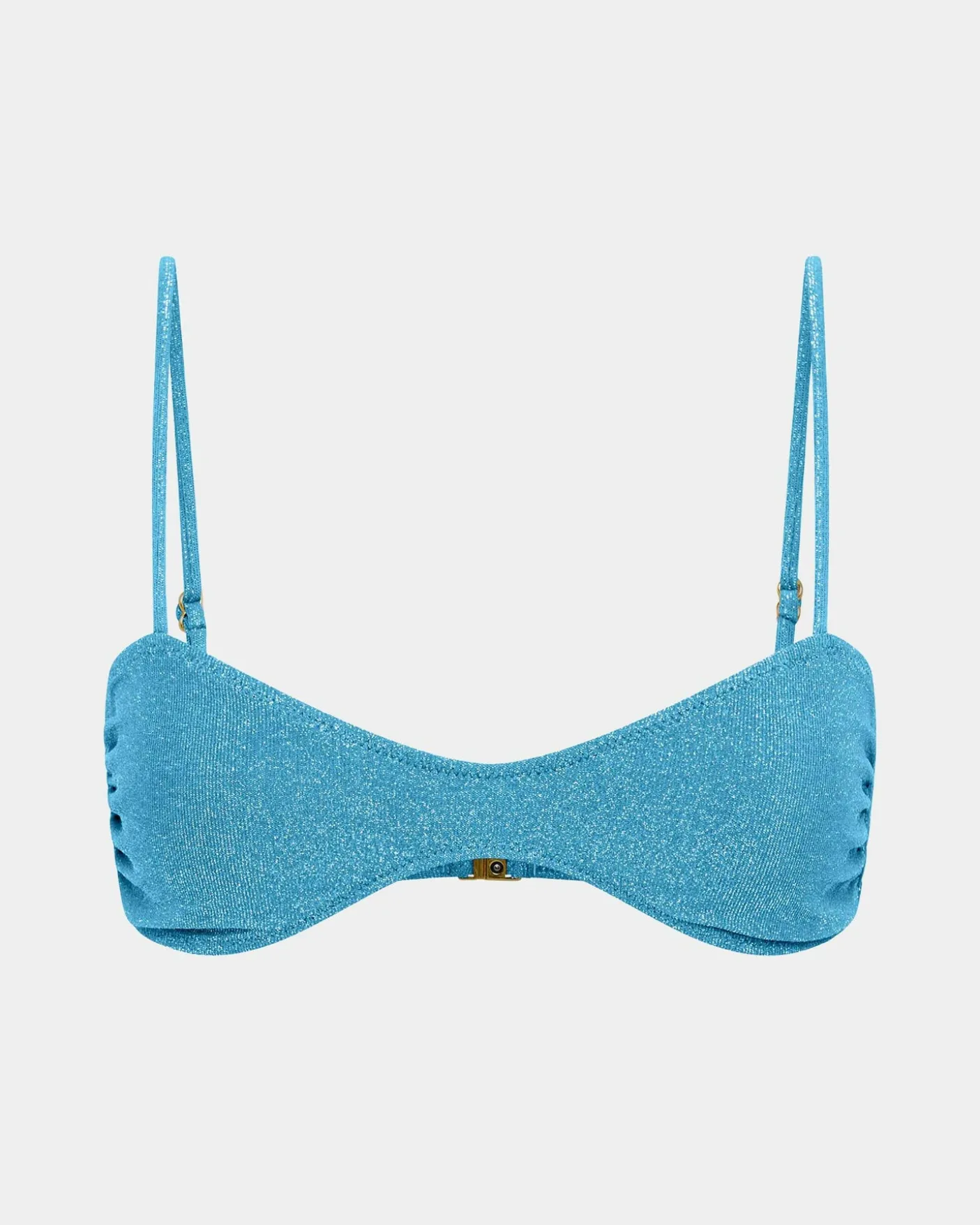 Lurex Curve Crop Bikini Top