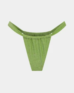 Lurex Gather Bikini Bottom