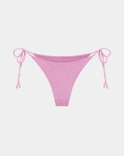Lurex Tie Side Bikini Bottom