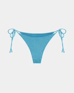 Lurex Tie Side Bikini Bottom