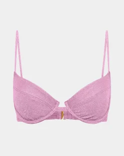 Lurex Underwire Bikini Top