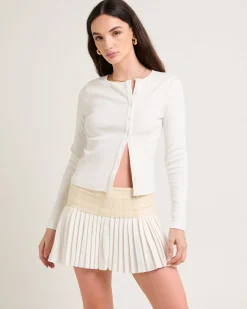 Maddy Button Asymmetric Top