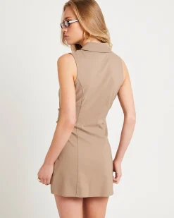 Maddy Ruched Shirt Mini Dress