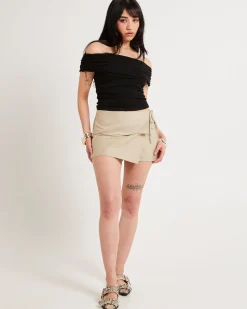 Maeve Tailored Wrap Skort