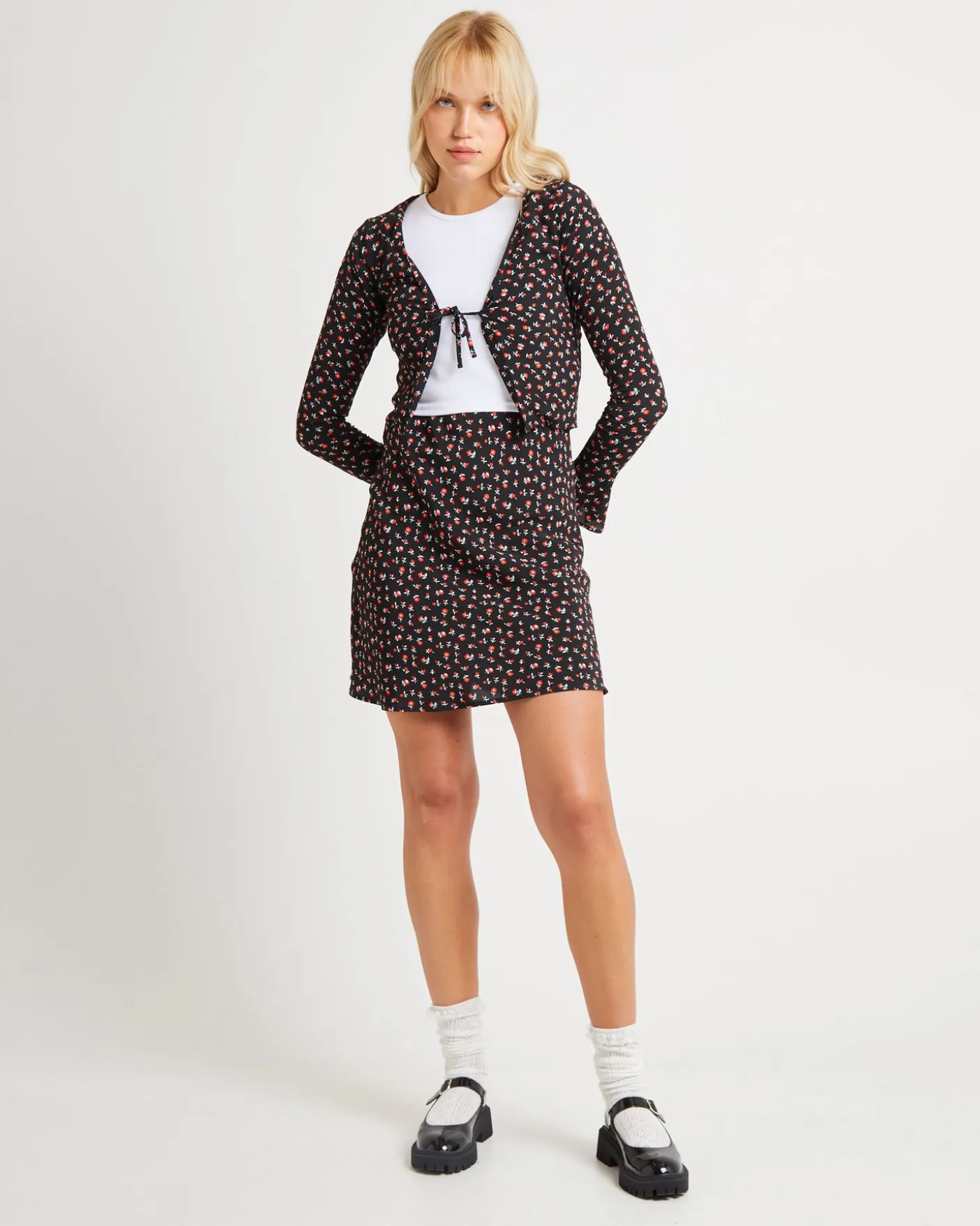 Maggie Top Alpine Floral