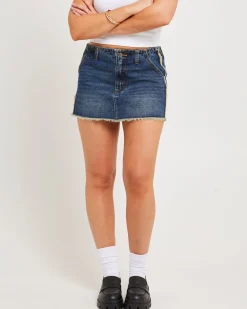 Manilla Denim Mini Skirt