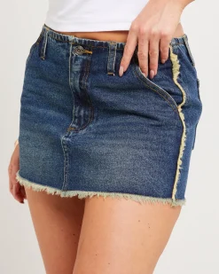 Manilla Denim Mini Skirt