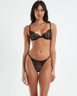 Maple Scallop Lace Cage Bra