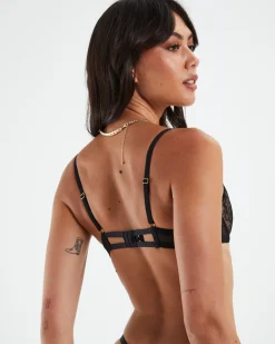 Maple Scallop Lace Cage Bra