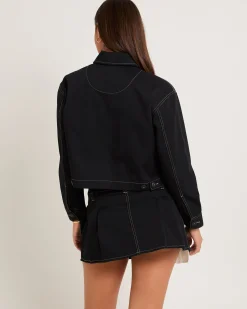 Margot Crop Twill Jacket