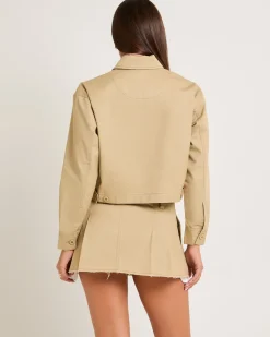 Margot Crop Twill Jacket